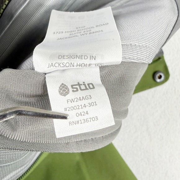 Stio Environ Snow Ski Bib Mens S Pine Green Waterproof Dermizax 221102-421-S NEW - Picture 15 of 16